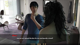 Cuckold Husband Removes Wife Towel And Showing Her Naked Body To His Friend Oliver