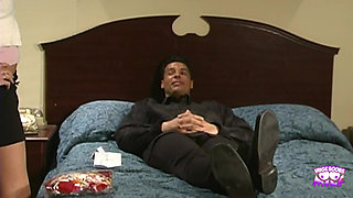 A Cute Brunette Cheats on Her Husband with Nick Manning and Swallows His Cum Load.