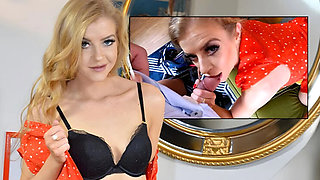 Old Jim Slip Fucks British Babe Amelia Grace in POV Anal