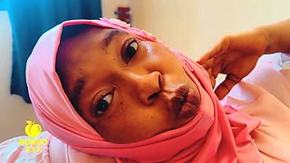 BBW Ebony MILF Swallowing Cum After Getting Fucked