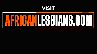 These cute BLACK LESBIANS fucked hard