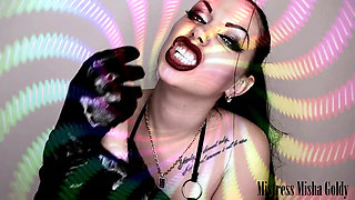 My shiny gloves own you! Strong mind fuck & JOI