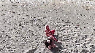 Female Wrestling Beach Wrestling Clash in Rhodes