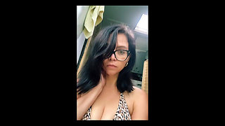 New Bra Bikini Outdoor Dancing Smoking and Joking