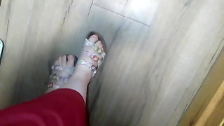 Worn-out Birkenstock Shoes