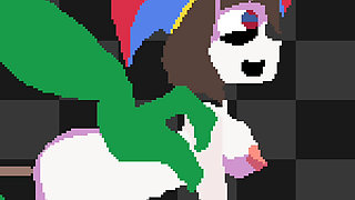 pomni pixelart timelapse