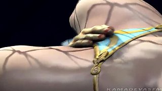 Chun Li and Rainbow Mika Lesbian Wrestling Futa Hentai Cartoon Domination