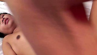Tiny dick asian ladyboy pu gets oral sex from her lover and