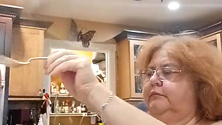 Cooking Pork chops for dinner and flashing as I cook