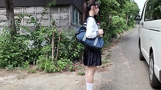 Busty Japanese babe toyed and creamed BDSM style