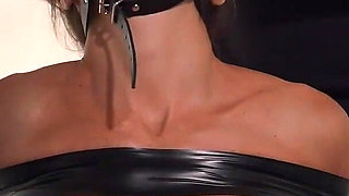 Luna Nipple Torment and Orgasm - Ring Gag, Tape Bondage & Magic Wand