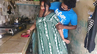 Desi Bhabhi Big Boobs Cleavage Tease in Kitchen Hot Indian Village Girls Exposed