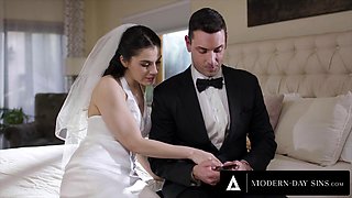 MODERN DAY SINS Groomsman ASSFUCKS Italian Bride Valentina Nappi On Wedding Day REMOTE BUTT PLUG - Ryan Driller