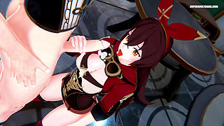 Uncensored Japanese Princess Taking A Huge Load On Her Face ( 3D Animation )