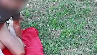 Outdoors and Bold! Stranger's Cock Used Outdoors!