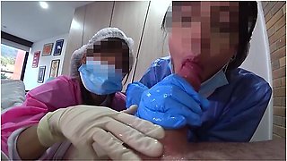 Two Nurses Decided To Try Out My New Dick In Practice