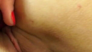 40yo Blonde Housewife Judy Enjoys Intense Solo Toy Play in Bed