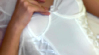 Slut in a Pink Mask Gets Her Face Crushed by a Foot
