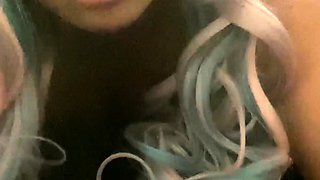 First time anal amateur blondes ass lubed and fingered