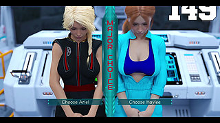 Stranded in Space - Choosing Between the Stepsisters Busty Red Head or the Beuatiful Busty Blonde Virgin