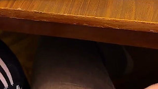 College Girl 67 Six-seven - Teasing Him Under the Desk During Math. Cum on Wristwatch