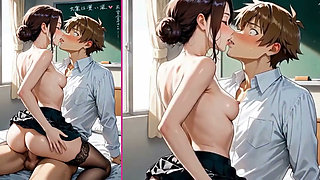 Eating Out My Teacher Neighbor's Pussy. Waifu Hentai Animation.