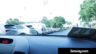 Comely Sara Jay at interracial smut