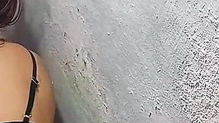 Wife Shows off at a Bar Without Panties!