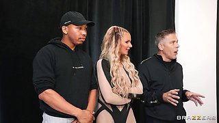 BRAZZERS HOUSE HOSTS RICKY JOHNSON AND MICK BLUE FOR WILD AN
