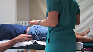 FAKE HOSPITAL - Depraved doctors squirt and get cum all over the place