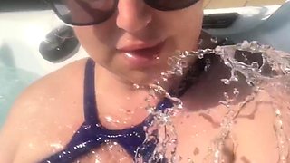 Beautiful brunette with big boobs jerk off instrucions