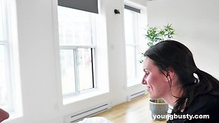 Mature canadian enjoys sensual blowjob with huge butt pussy
