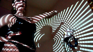 Femdom Fetish solo Eva Latex panties Mistress BDSM Rubber Big Ass Milf KInk