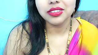 My husband was not at home, I got my brother-in-law to fuck me (Hindi voice)