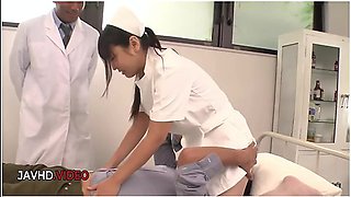 Wild Asian Nurse Engages In Rough Threesome Sex Adventure With Yu Shinohara