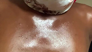 Hot petite teen browngurl234 enjoys sensual moment caressing her boobs