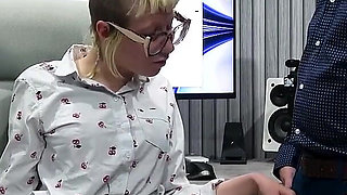 Office Slut #2 - Sucking the Bosses Cock