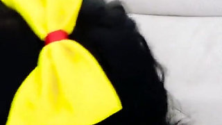 Dirty Snow white change the apple to eat a big Mexican cock great ride cock porn in Spanish