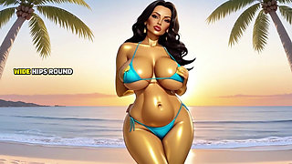 Horny Venezuelan MILF Fucked at Beach Retreat - Uncensored Hentai Ia