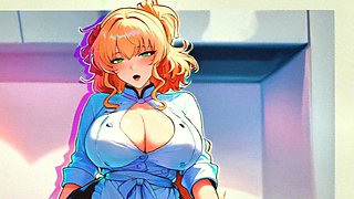 Fap Hero with Ai wifes Slut brunette - AI GENERATED