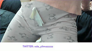 MASTURBATE WITH PAJAMAS- CUM WITH PAJAMAS