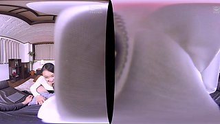 Asian Babe VR Sex: Blowjob, Cowgirl  Handjob Porn