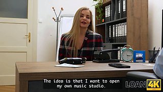 Loan4k. sex on the office desk is the hottest way to get a loan approved