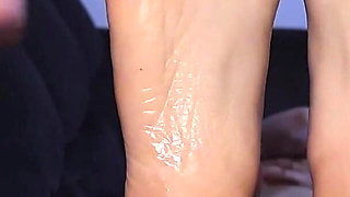 Can't Oppose Warm Cum on My Laughing Ticklish Soles - Foot Play Finish