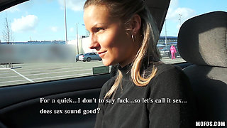 Public Pickups - Giving Holly a Ride Pay for Sex Easy as Pie