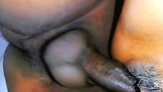 At the end of the cock blowjob, my girlfriend's grandmother squirted when I put my cock in her