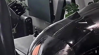 Working Her Rubber Dolly Part 2 Fucking the Holes