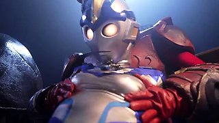 two women fetish latex asslicking and anal mff