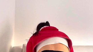 Video Mom Daughter big boobs striptease masturbation