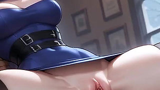 Bound Delight Triple Strap-on Milk Squirting Whore XXX!